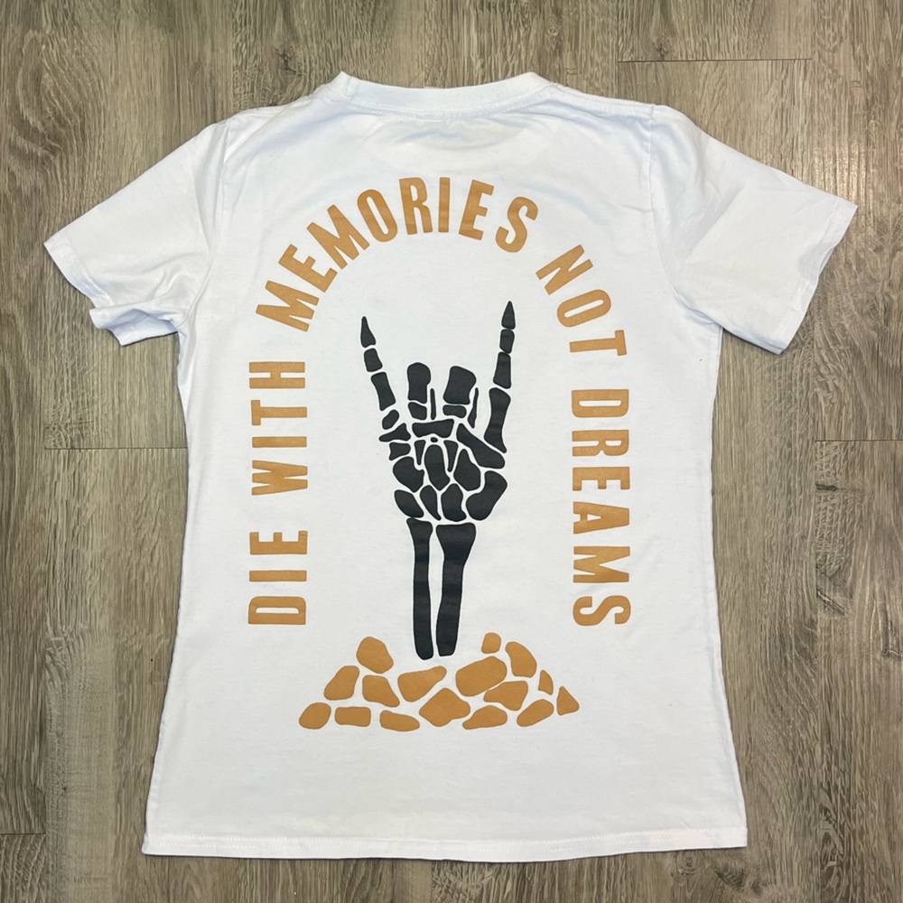 Graphic White Tee - Size Small